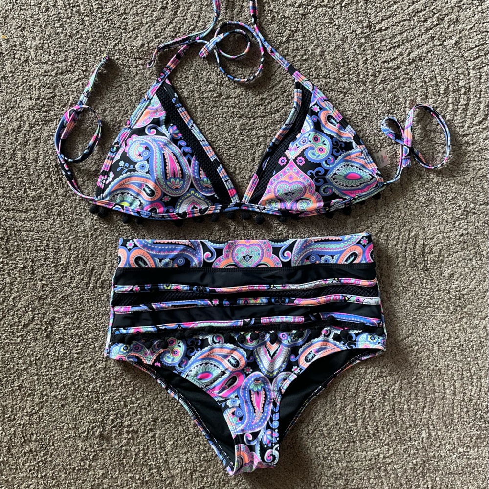 Small Junior’s Bathing suit, strappy top and bottom
